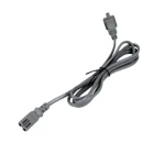 Universal 2 Prong Power Cord Connector AC Power Supply Cable 3m For PC/ Desktop / Laptop/ Printer / Monitor