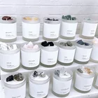 Candles Private Label Customization Romantic Scented Soy Candles With Crystals Luxury