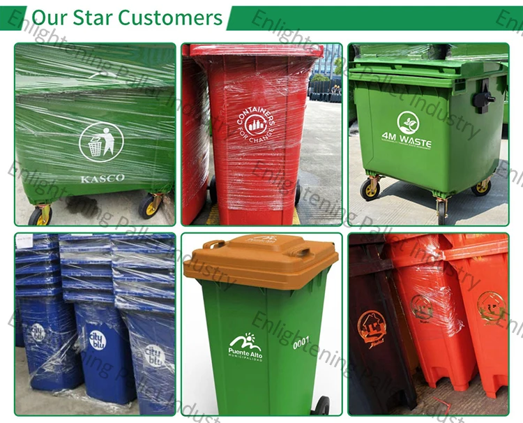 Liter Plastic Recycle Outdoor Waste Bin Large Garbage Bins Buy