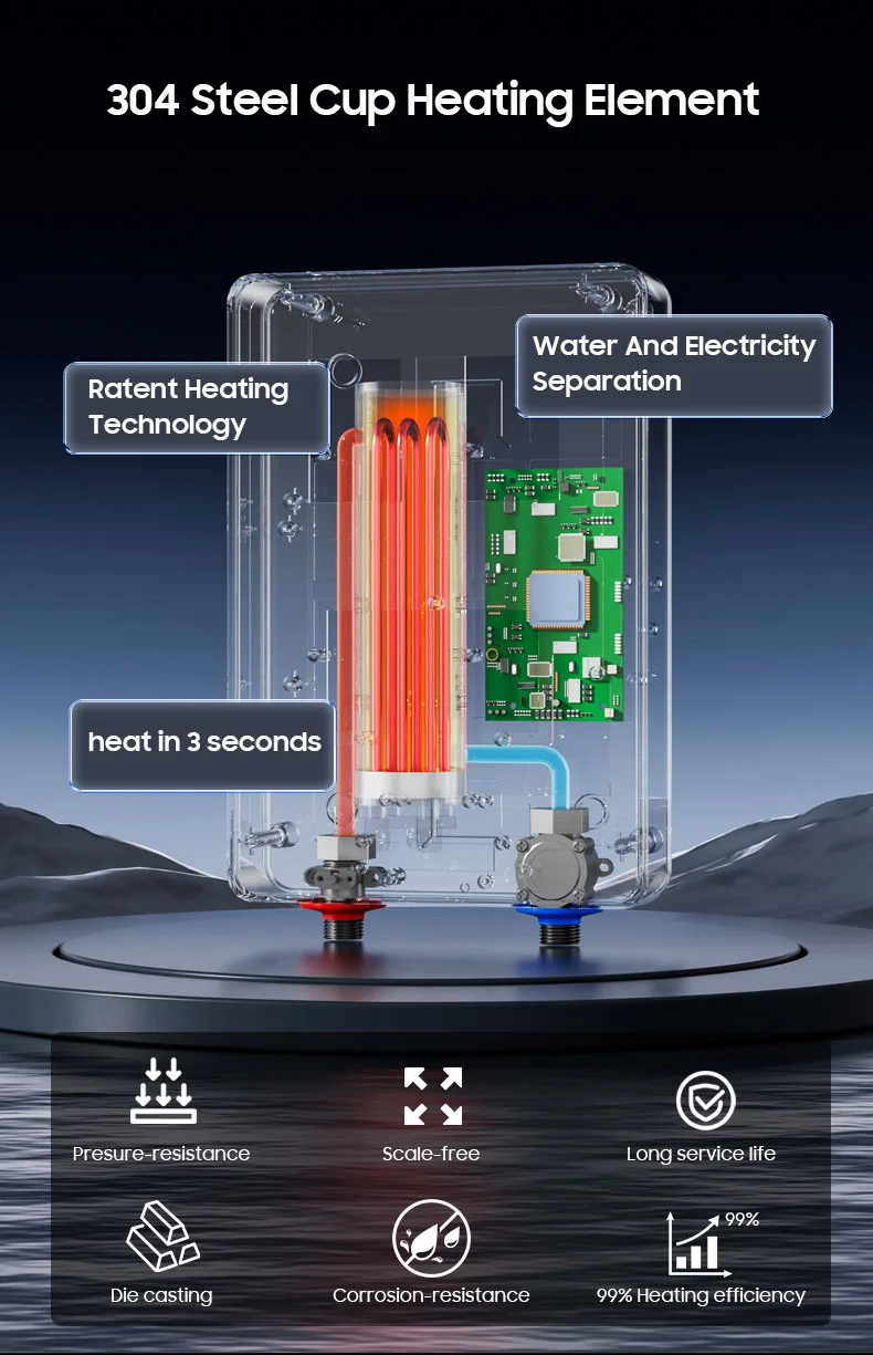 Water Heater, 220V, 6000W - detail 10