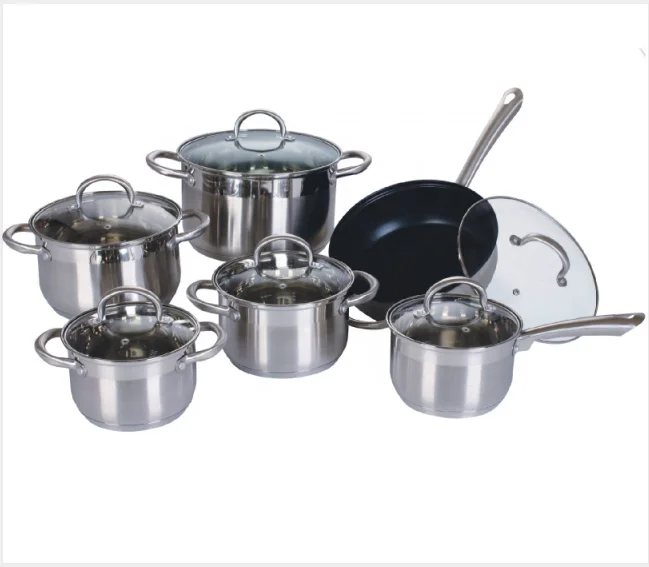 stainless steel cooker set