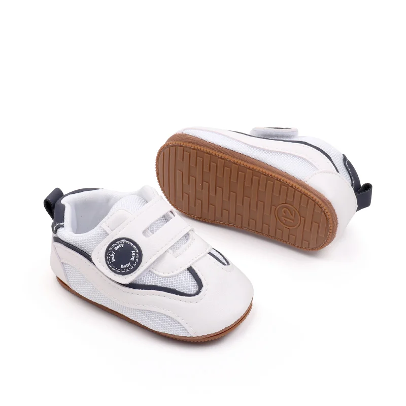 High Quality Breathable Soft TPR Outsole Unisex Sneaker Baby Boys and Girls Toddler Casual Shoes for Spring and Summer manufacture