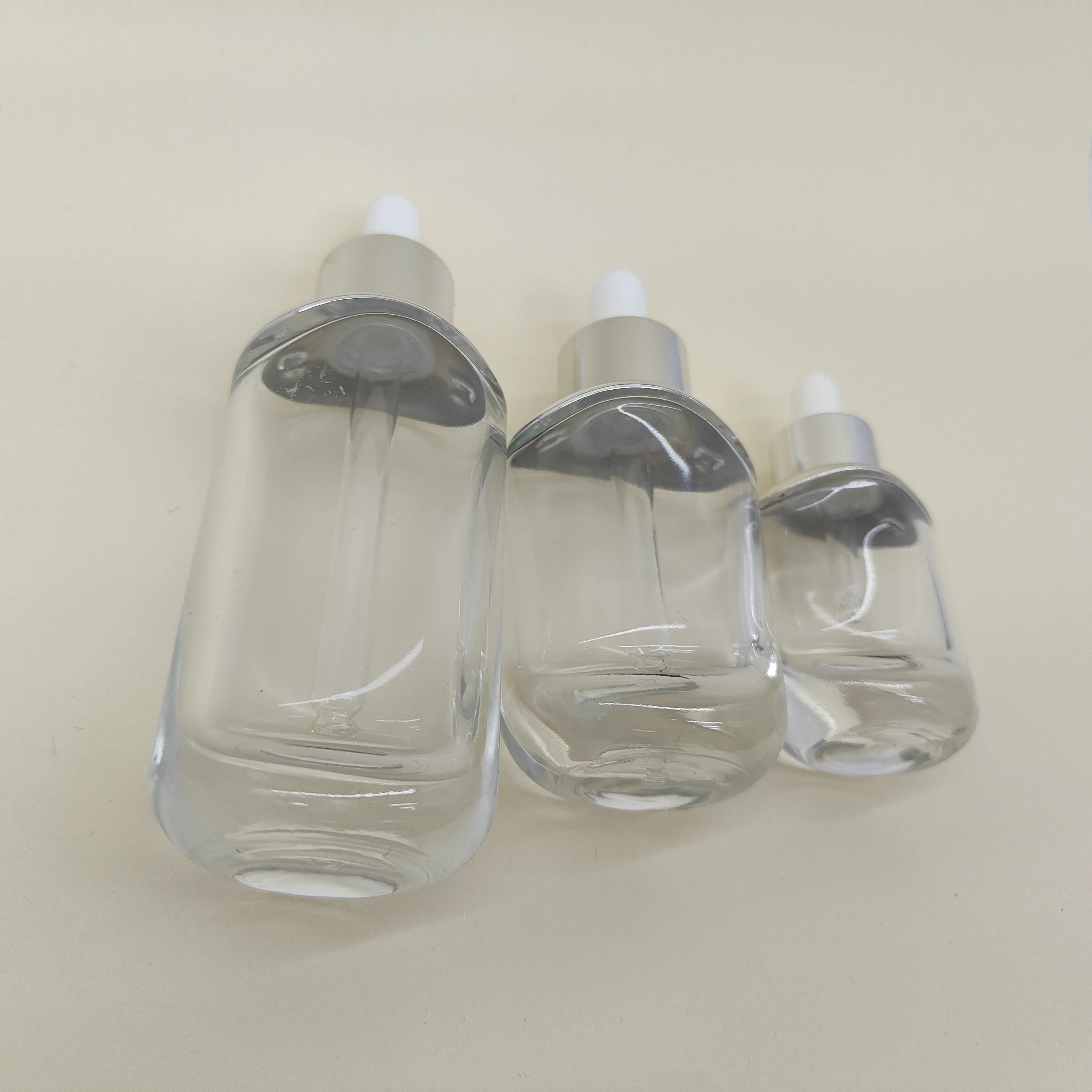 50ml wholesale glass essential oil bottle flat essence bottle oblique shoulder dropper bottle with shoulder sleeve-29