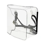School Fashion Completely PVC Transparent School Backpack Bag Clear Mini Backpack Daypack For Travel
