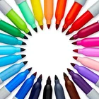 Colors 12 Colors Fine Tip Permanent Waterproof Marker Indelible Ink Marker Pen
