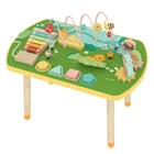 Activity Children's Cartoon Learn Diy Activity Play Table Kids Toy Wooden Gears