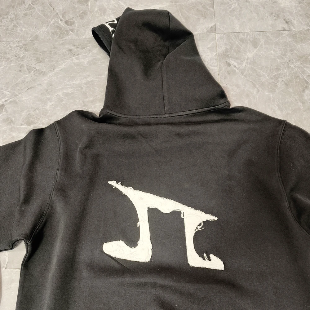 product oem manufacturer double waisted baggy stacked pants sweat suit custom y2k 430gsm embroidery eco friendly breathable winter-3