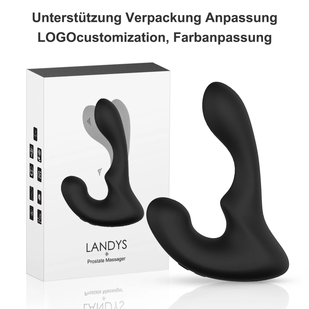 S Hande Silicone Prostate Massager Anal Sex Toys Anal Butt Plug G Spot