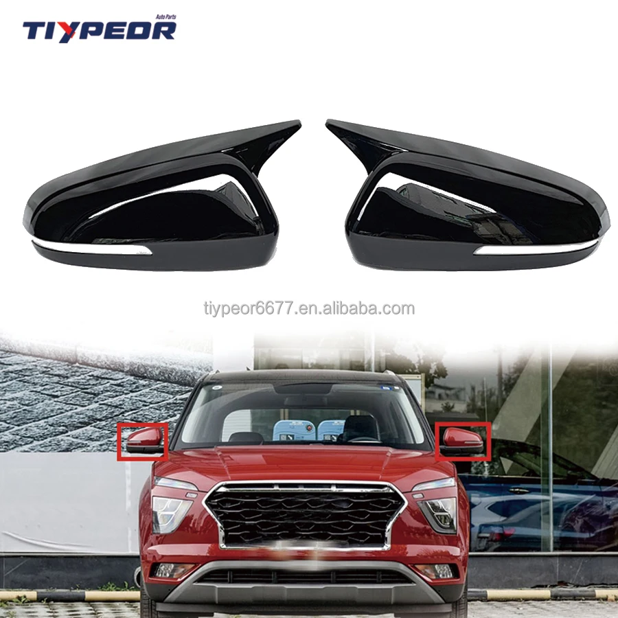 product tiypeor exterior rearview mirror shell cap car side mirror body part kits for hyundai ix25 2020 2023 car accessories-4