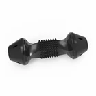 Natural Rubber Bone Dog Chewy Toy With Treat Feeder
