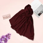 Rayon Hijab 2019 New Soft Plain Hijab Rayon Scarf Women Hijab Shawls