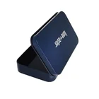 Tin Box Promotion Tin Matt Finishing Custom Printed Metal Packaging Hinge Tin Box For Small Promotion Gift
