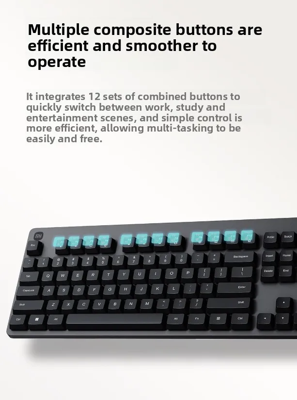 Upgrade Your Workspace with Xiaomi Wireless Keyboard and Mouse Set Comfort Edition