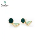 Rose Gold Earrings Fashion Rose Gold Jewelry Women Korean Custom Geometric Stainless Steel Earrings