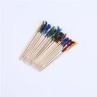 Party Cocktail Party Decorative Colorful Fringe Toothpick Cocktail Tooth Pick