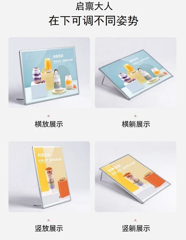 product advertising led display acrylic led snap frame advertise light box restaurant advertising wall mount menu board-6