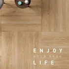 Flooring Custom 3.5mm-6.0mm Antique Wood Texture Herringbone SPC Flooring
