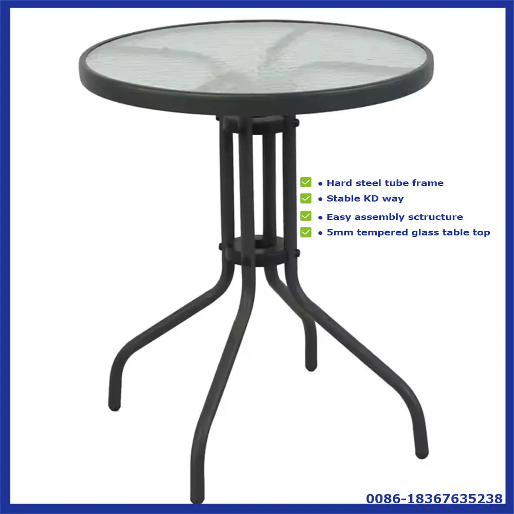 Hot Selling Modern Metal Stacking Teslin Dining Table and Chair Set Casual Entry Patio Leisure for Garden Outdoor Furniture supplier