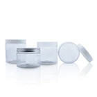 Food Plastic Jar Wholesale Factory Clear 100ml 200ml Eco-friendly Food Storage Pet Plastic Jar