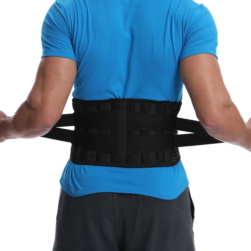 Back Braces For Lower Pain Relief With 6 Stays, Breathable Support Belt Men women Work , Anti