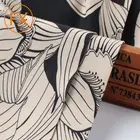 Woven Satin Woven Rayon Printed Fabric Wrinkle Resistant Digital Printed Rayon Woven Satin Fabric Wholesale