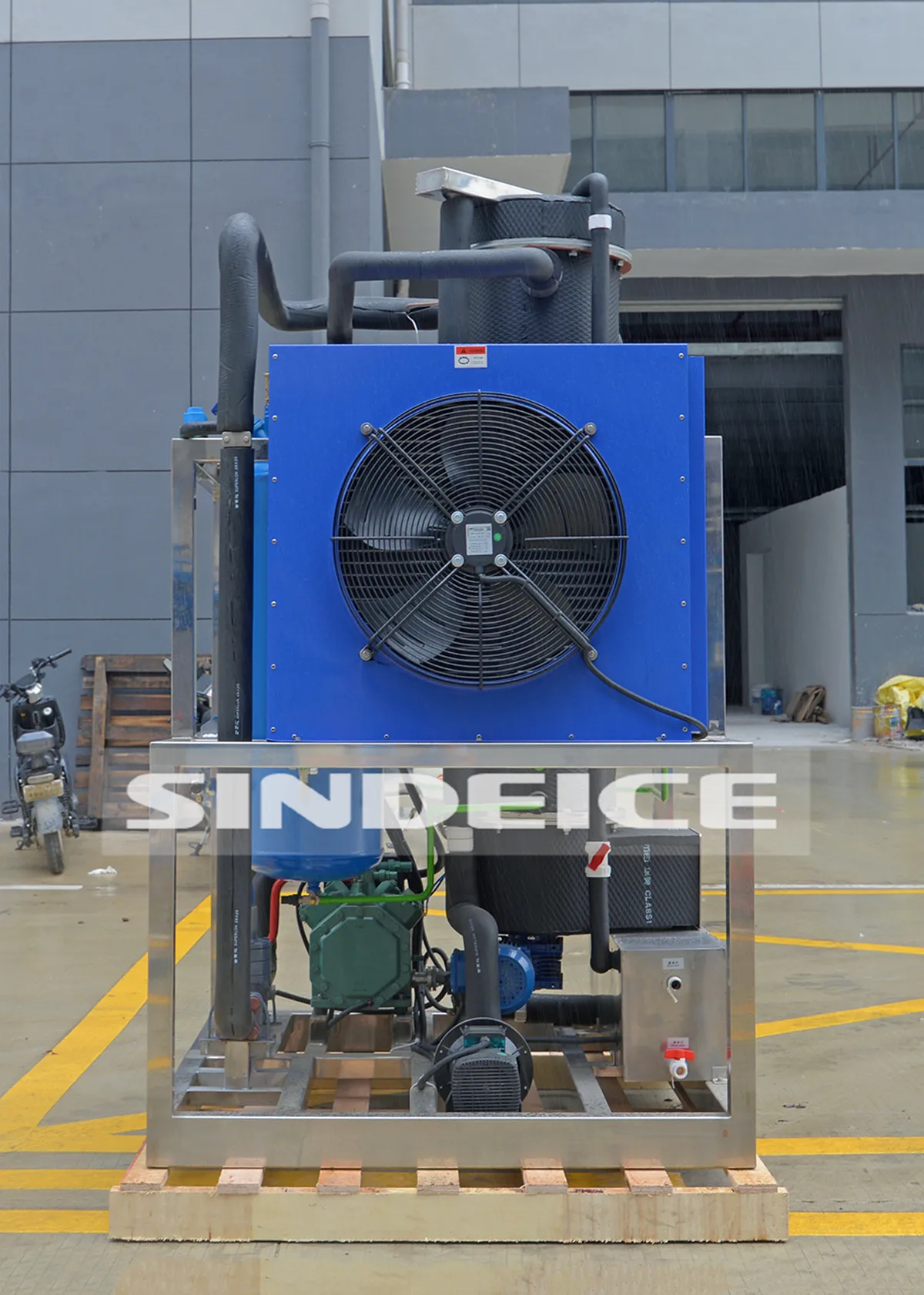 Ice Machine, SINDEICE, 1T/24hrs, Stainless, Steel - detail 38