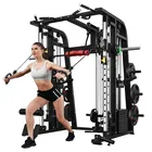 Commercial Gym Equipment Factory Direct Sale Commercial Multi Function Dual Pulley Smith Machine Gym Fitness Equipment