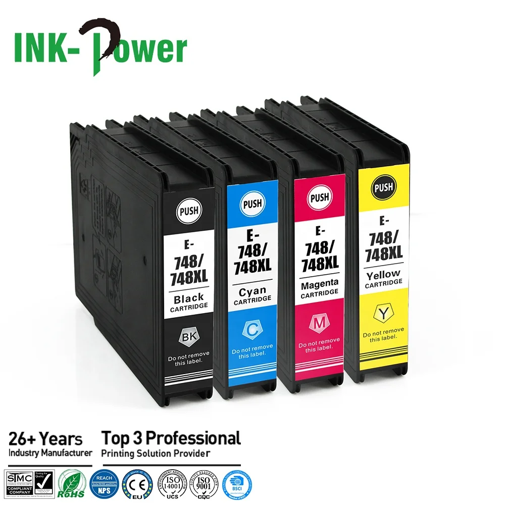 Amazon.com: EPSON T748 DURABrite Pro Cartucho amarillo de alta capacidad  (T748XXL420) para impresoras Epson Workforce selectas : Productos de Oficina