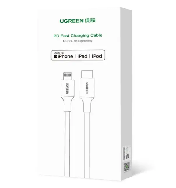 Ugreen Usb C To Lightning Cable Ft Mfi Certified Pd Fast Charging