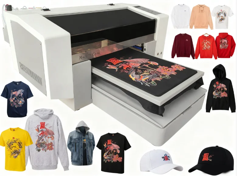 product technical services dtg a2 3d printer single workstation direct garment digital filament ink 1440dpi 40x50cm all in one-3