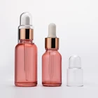 Bottle Bottle 30ml Top Selling Product 10ml 20ml 30ml 50ml 60ml Packing Pink Refined Oil Bottle With White Rubber Cap