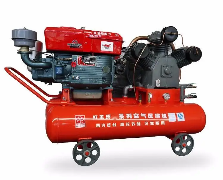 Hongwuhuan  W3.0/5  5bar Self-starter Mining Air Compressor for Jack Hammer