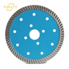 Diamond 5in Inch 125mm High Speed Turbo Dry Wet Cutting Diamond Saw Blade For Cutting Concrete Granite Marble Stone