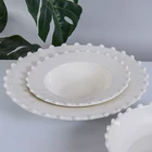 Plates CANHUI Porcelain Factory Directly Wholesale Restaurant Ceramic Plates Ceramic Pasta Serving Bowl For Hotel