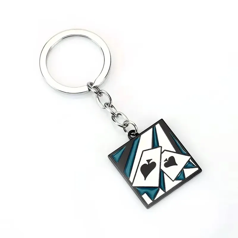Wholesale Custom Logo 3D Hard & Soft Enamel Metal Keychain Zinc Alloy Cartoon Style Souvenir Keyholder Ring Keychains supplier