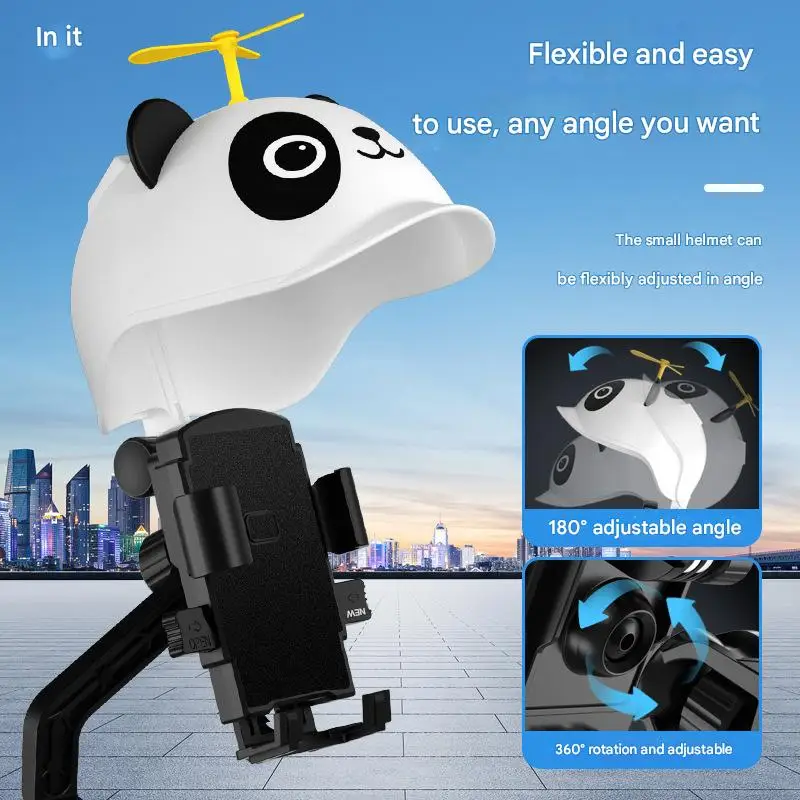 2025 Hot Motorcycle Mobile Phone Holder Sunshade Umbrella Phone Holder Waterproof Helmet Phone Holder
