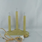 Candle Decor Light Home Decor 3 Light Candolier Electronic Christmas String Lighted E12 C7 Candle Wholesale