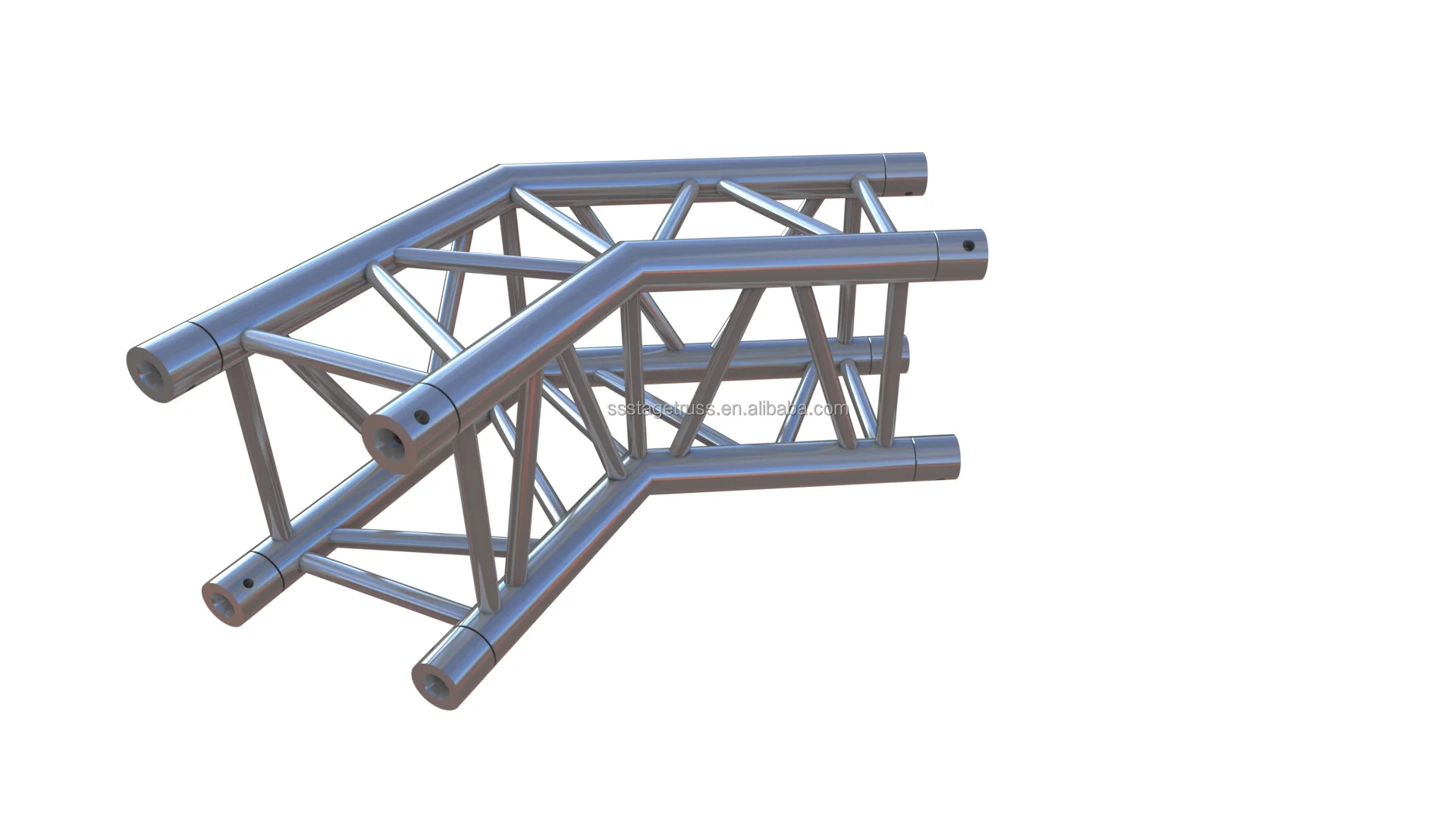 290mm Aluminum Spigot Truss 2-Way 120° Corner Truss Corner Connection Accessories for Concert Stage supplier