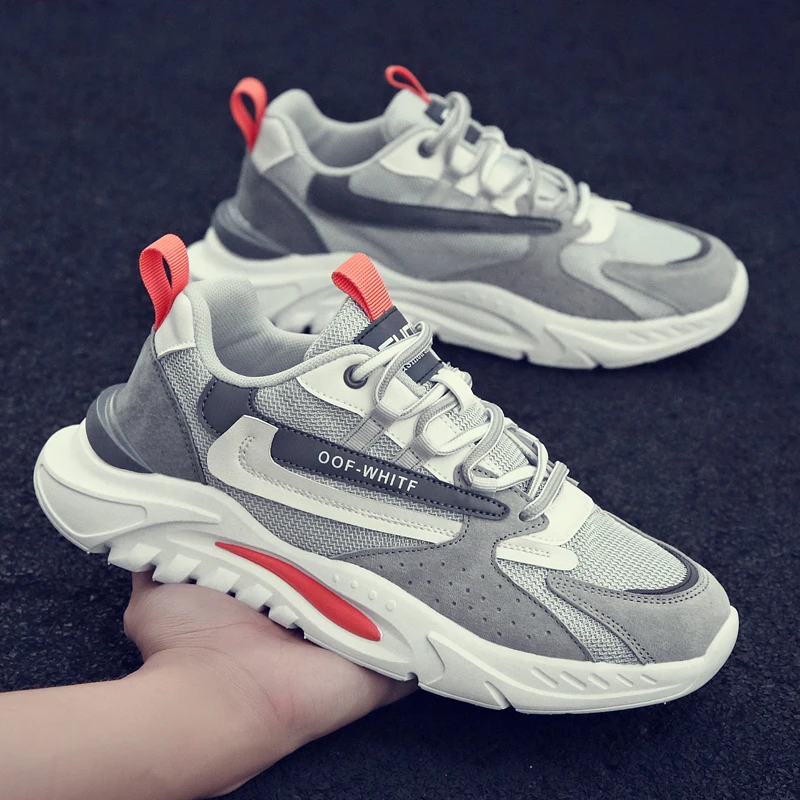 High Quality Comfortable Sports breathable mesh Running Non Slip Wear Resistant men Casual Shoes