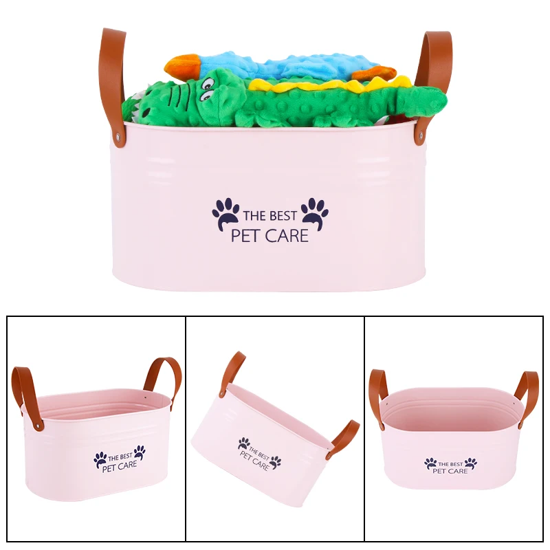 2023 New Arrival Pet Toys Storage Bucket for Cat and Dog Pet Toys