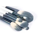 Set Profesional Custom Made Private Label Marble 10pcs Makeup Brushes Set