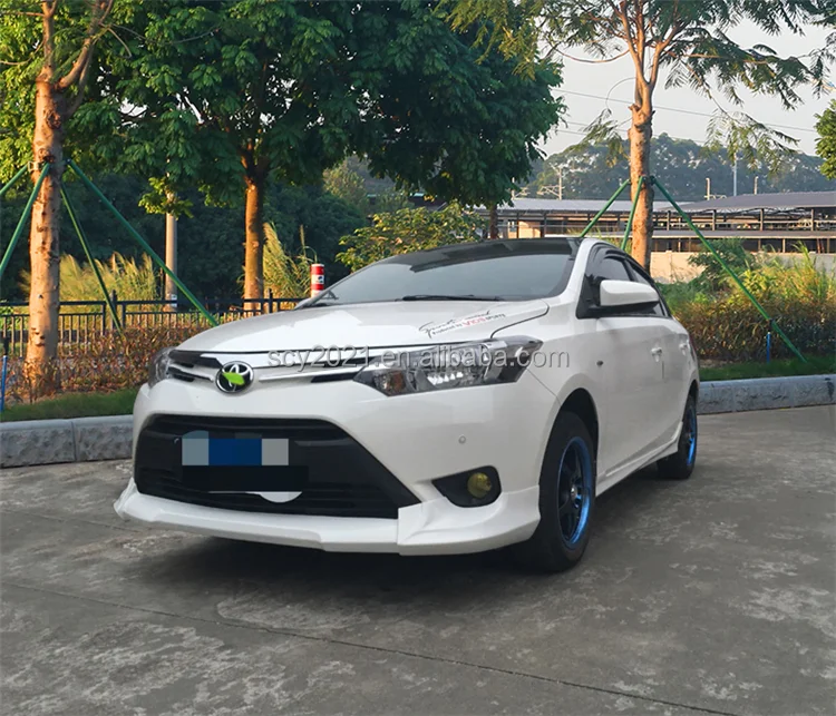 For Vios Body Kit 2014 2015 Toyota Vios Yaris Front Lip Bumper Rear Lip