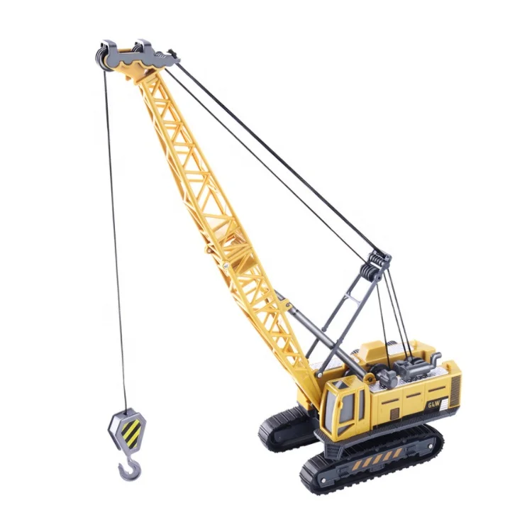 1/50 Tower Crane ABS Plastic Engineering Cable Excavator Crane Model Toy Gift To 