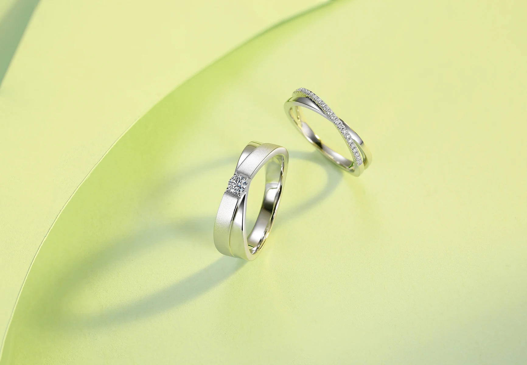 women ladies custom jewelry 925 sterling silver lab grown diamond anniversary rings for wedding rings set couple engagement