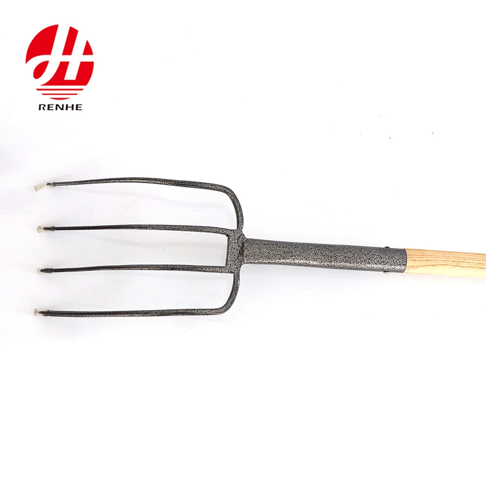 product high quality steel fork digging fork with long wooden handle forks-4