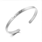 Accessory Joycuff Wholesale Fashion Engraved Cuff Bracelet 316L Stainless Steel Bracelet Bangle Accessory