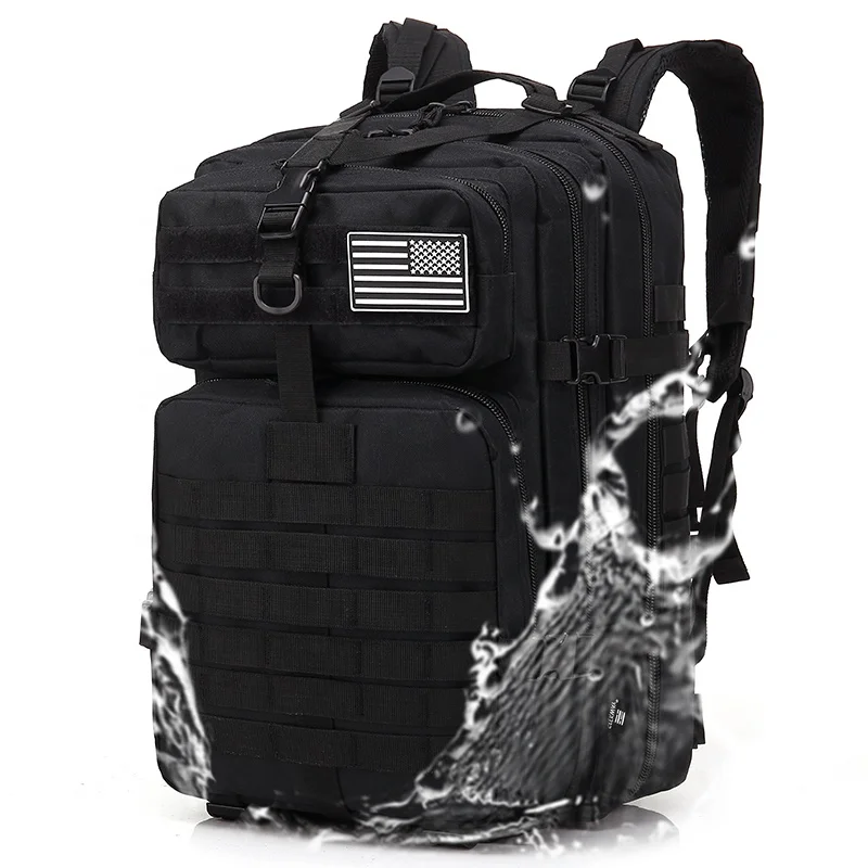 black military backpack