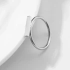 Ring Wholesale Women Personalized Finger Ring 316l Stainless Steel Simplicity Jewelry Gold Silver In Stock
