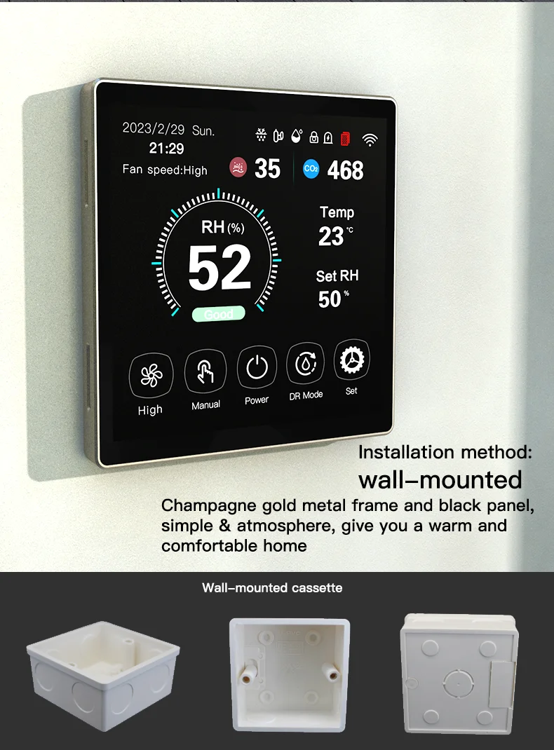 Ventilation and Dehumidification Controller, VOC, PM2.5 - detail 8