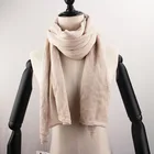 Solid Scarves Excellent Quality Women's Solid Color Knit Scarf Light And Thin Scarf For Spring Summer Autumn